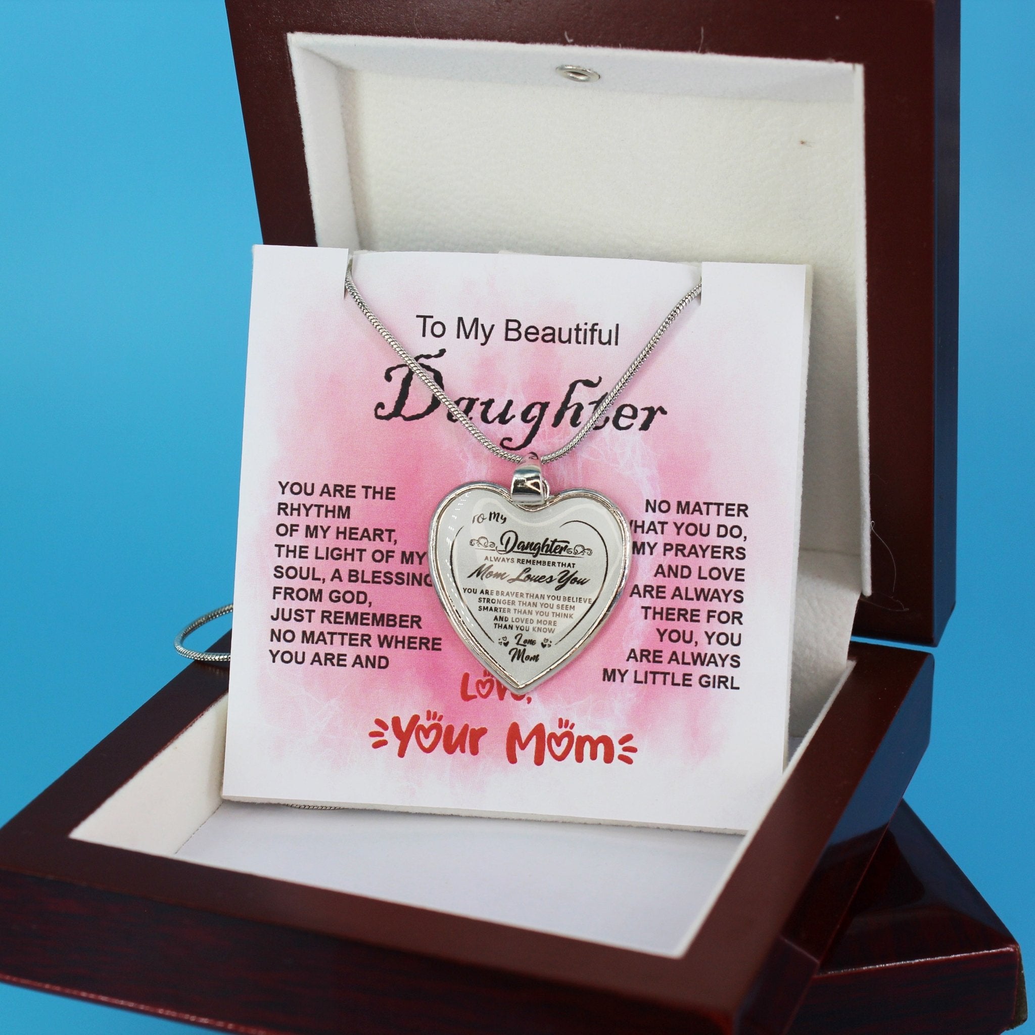 To my beautiful Daughter, you are the braver than you think ... Mahogany Box Included – Quincy - Real Gifts Of Love