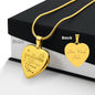 To my daughter - Never forget that I love you Engrave heart shape Necklace - Real Gifts Of Love
