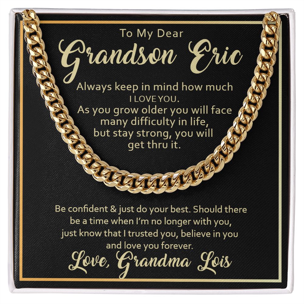 To my Grandson Eric I love you ... - Real Gifts Of Love