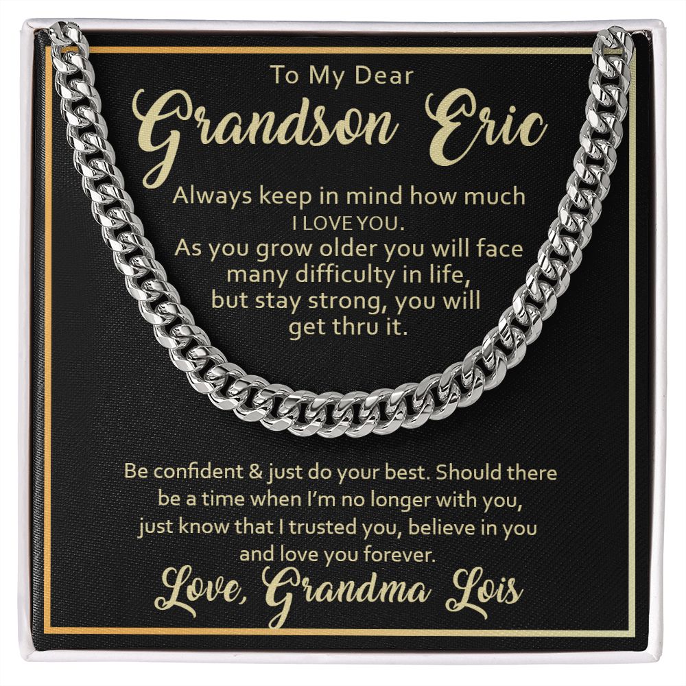 To my Grandson Eric I love you ... - Real Gifts Of Love