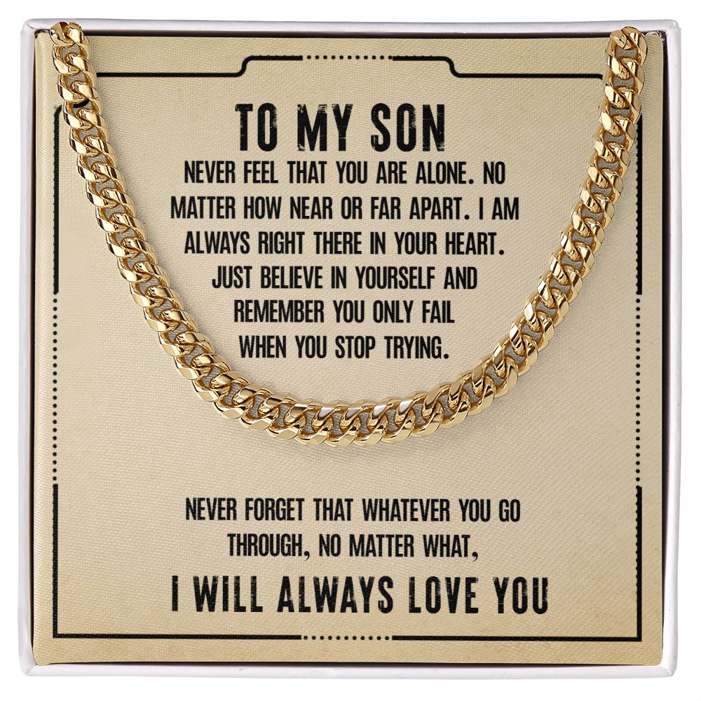 To My Son - Never feel Alone ... - Real Gifts Of Love