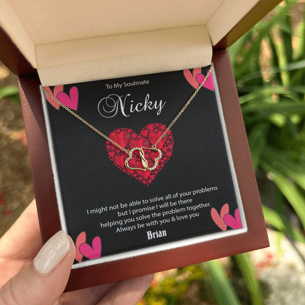 To my Soulmate Nicky - 10K solid yellow gold - Real Gifts Of Love